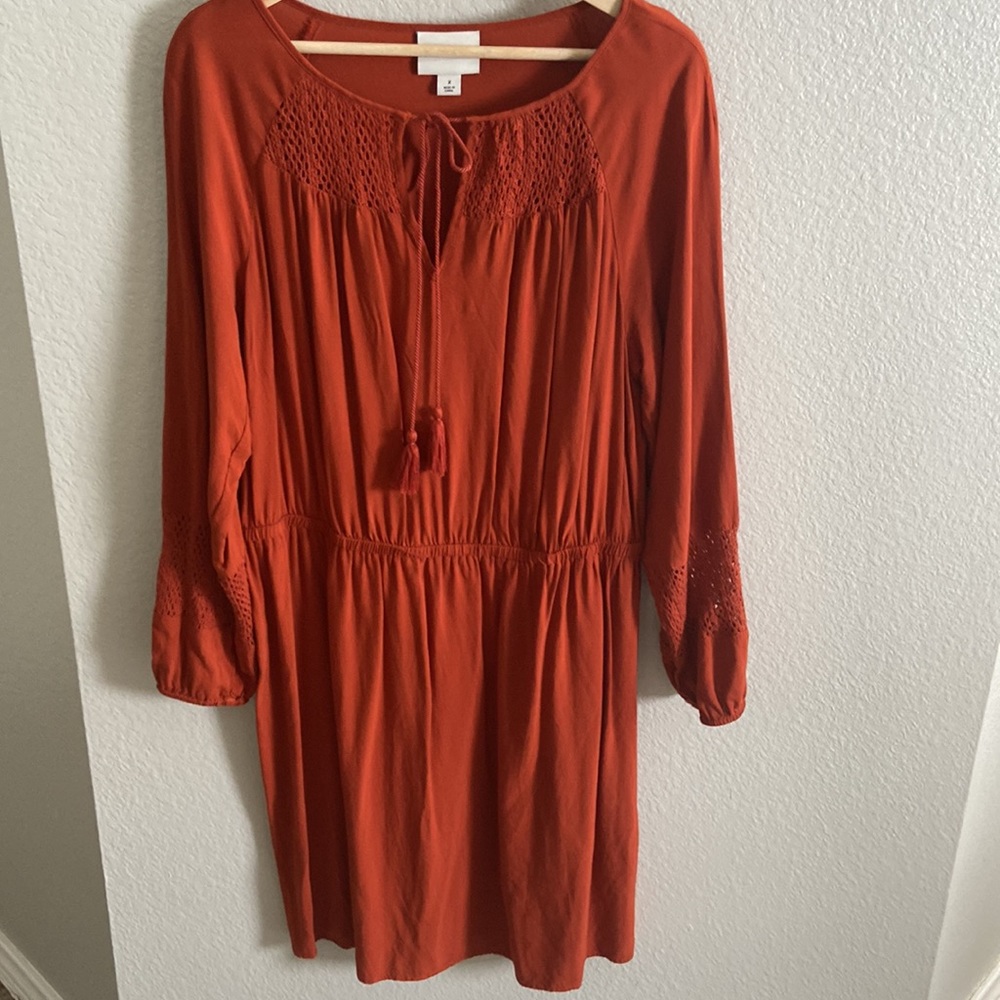 Ava Viv long sleeve dress  size X